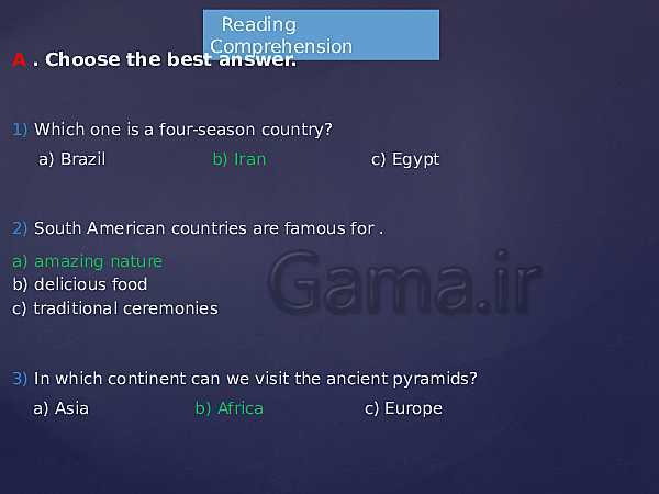 پاورپوینت واژگان درس 4 انگلیسی دهم | Lesson 4 : Traveling the World- پیش نمایش