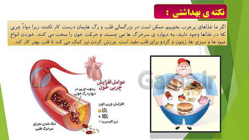 پاورپوینت آشنایی با دستگاه گردش خون و تاثیر آن در حیات انسان- پیش نمایش