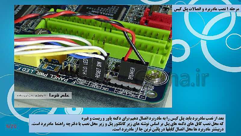 مراحل اسمبل کردن یک سیستم کامپیوتری- پیش نمایش