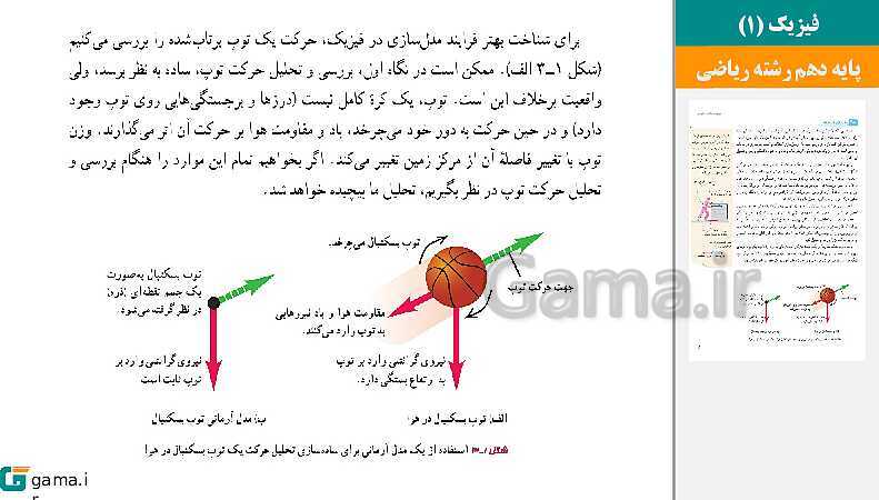 پاورپوینت کتاب محور ویژه تدریس مجازی فیزیک (1) دهم ریاضی | فصل 1 تا 5- پیش نمایش