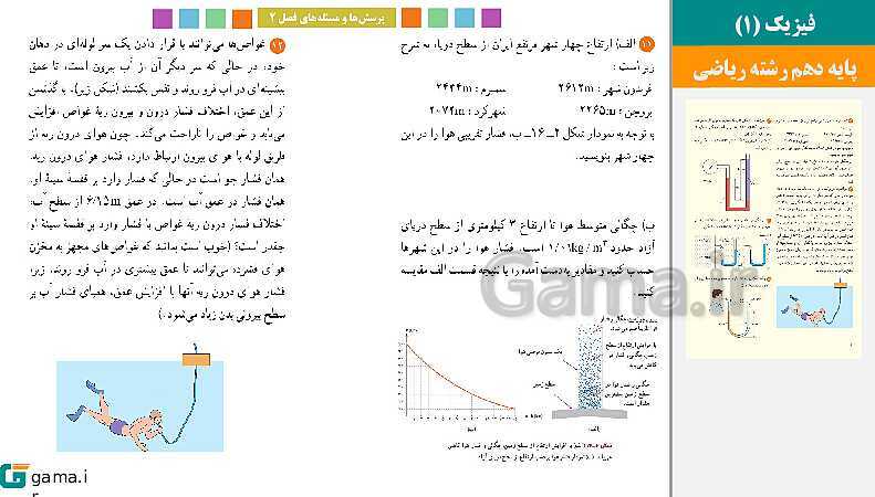 پاورپوینت کتاب محور ویژه تدریس مجازی فیزیک (1) دهم ریاضی | فصل 1 تا 5- پیش نمایش