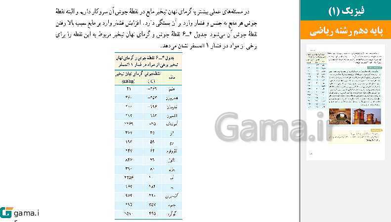 پاورپوینت کتاب محور ویژه تدریس مجازی فیزیک (1) دهم ریاضی | فصل 1 تا 5- پیش نمایش