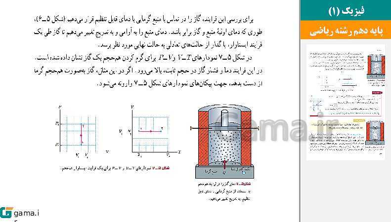 پاورپوینت کتاب محور ویژه تدریس مجازی فیزیک (1) دهم ریاضی | فصل 1 تا 5- پیش نمایش