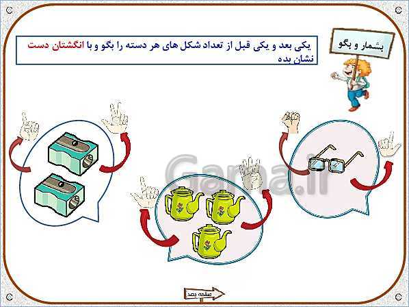 پاورپوینت ریاضی اول دبستان | تم 2: اضافه و کم کردن، مربع شگفت انگیز- پیش نمایش