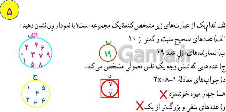 پاورپوینت آموزش آنلاین و حل کامل تمرین های ریاضی نهم | فصل 1: مجموعه‌ها- پیش نمایش