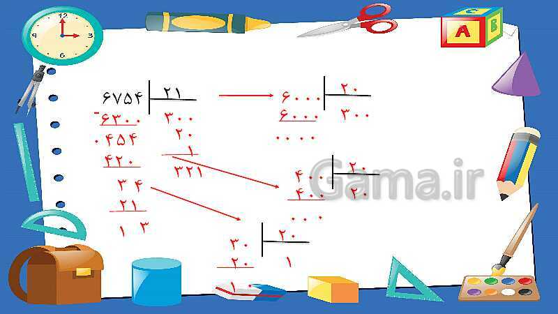 پاورپوینت آموزش صفحه به صفحه ریاضی چهارم دبستان | فصل 3: ضرب و تقسیم- پیش نمایش