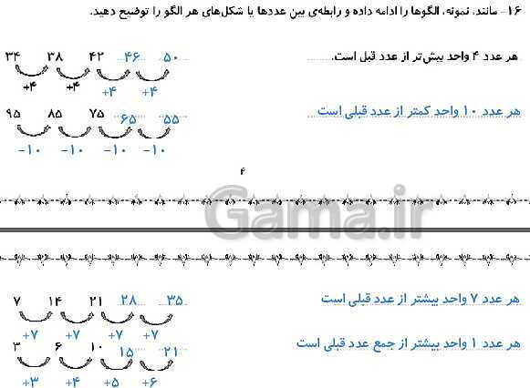 پاورپوینت حل کاربرگ ریاضی چهارم دبستان | فصل 1: اعداد و الگوها- پیش نمایش