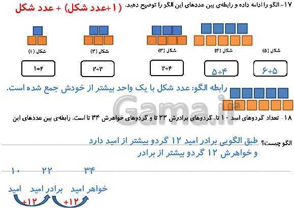 پاورپوینت حل کاربرگ ریاضی چهارم دبستان | فصل 1: اعداد و الگوها- پیش نمایش