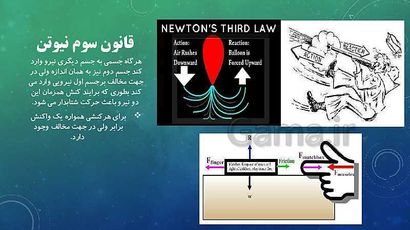 پاورپوینت تدریس علوم تجربی نهم | فصل 5: نیرو (قوانین نیوتون)- پیش نمایش